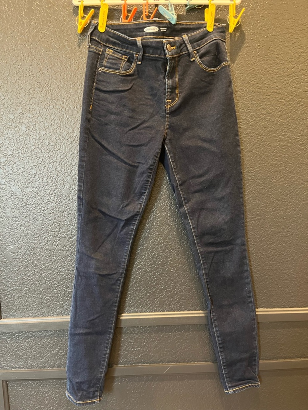 Old Navy Dark Blue Rockstar Skinny Jeans